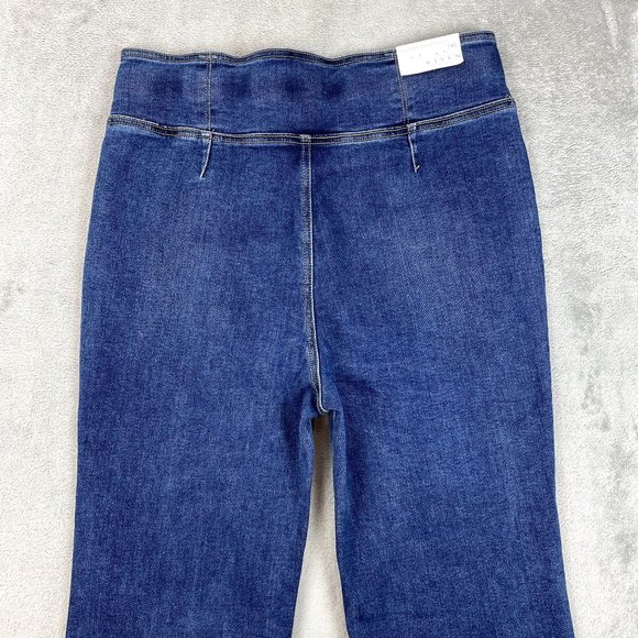 NWT RISEN Los Angeles Womens High Waist Pull On Flare Jeans Stretch Denim Jean - Picture 6 of 11